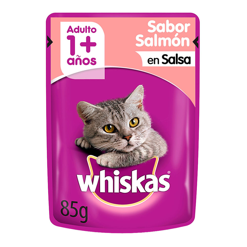 Whiskas Pouch Salm 85 gr