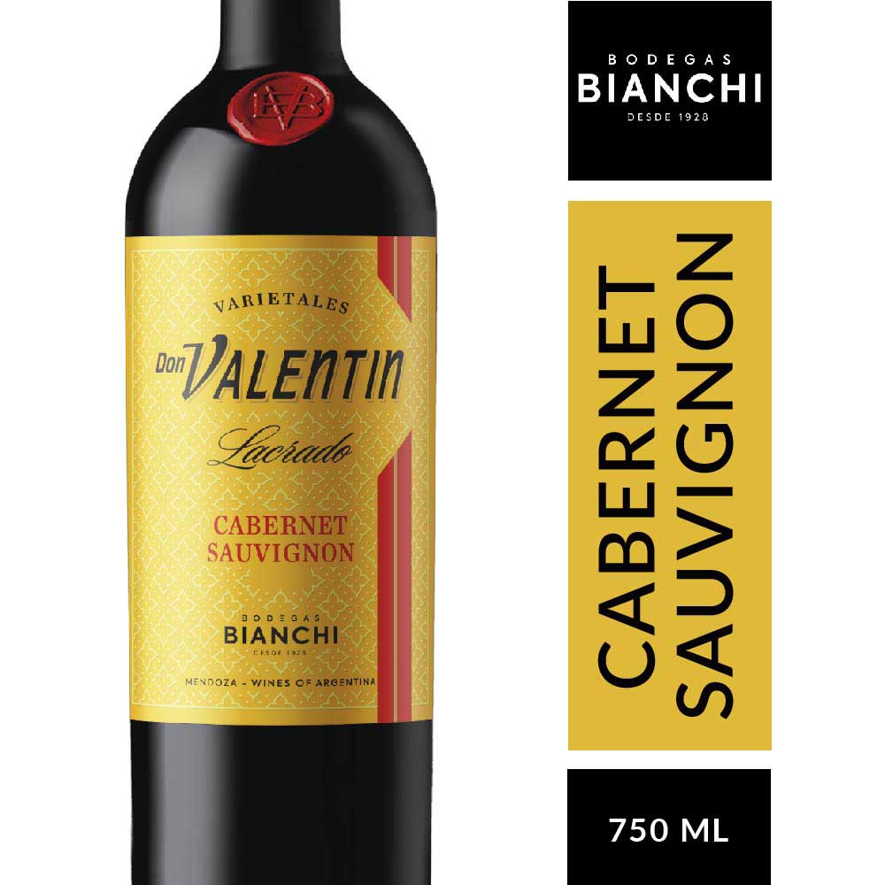 Vino Don Valentin Lacrado Cabernet Sauvignon 7 -750 Ml