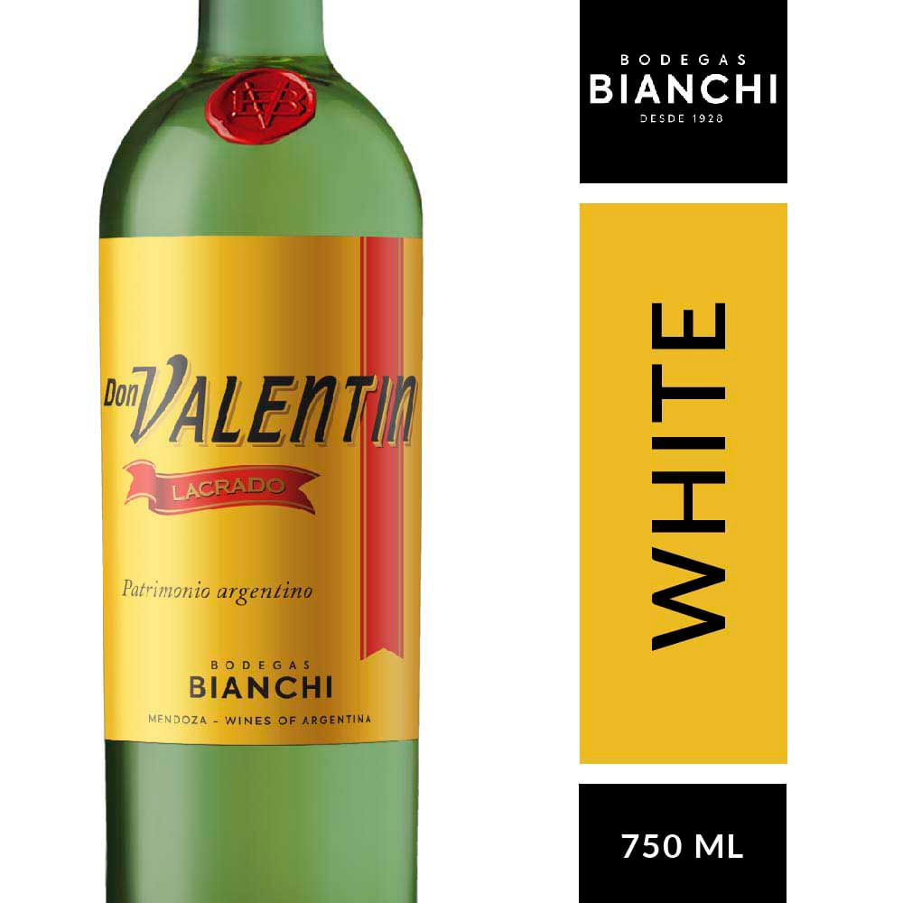 Vino Don Valentin Lacrado Blanco 750cc