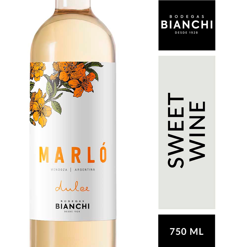 Vino Blanco Dulce Marlo 750 Ml