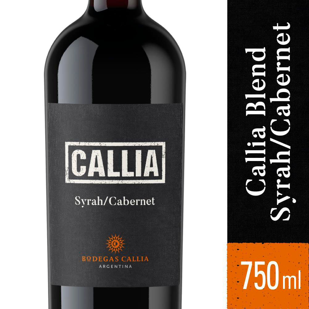 Vino Tinto Callia Blend Syrah Cabernet 750ml