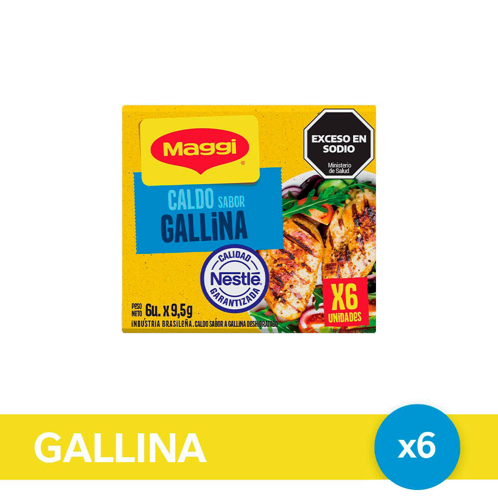 Caldo Maggi® Gallina 6u 57g