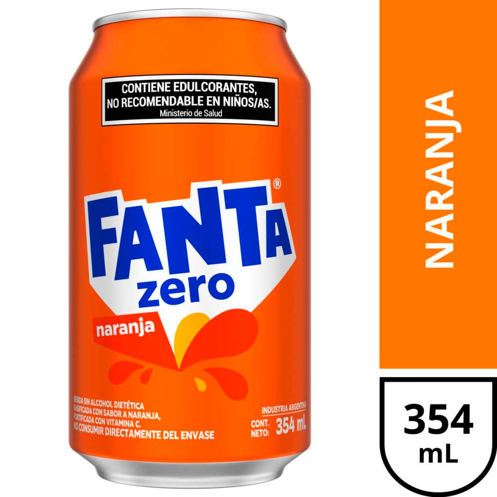 Gaseosa Fanta Naranja Lata 354 ml