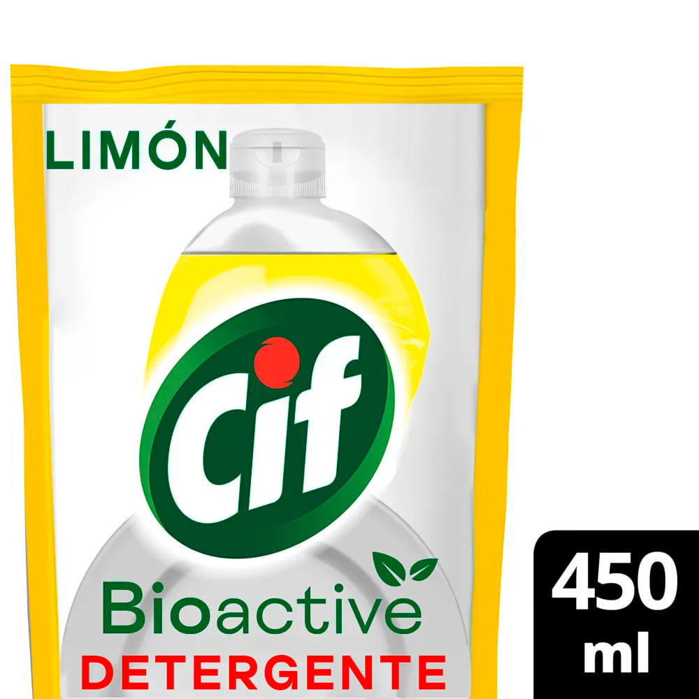 Detergente Cif Bioactive Limón 450ml