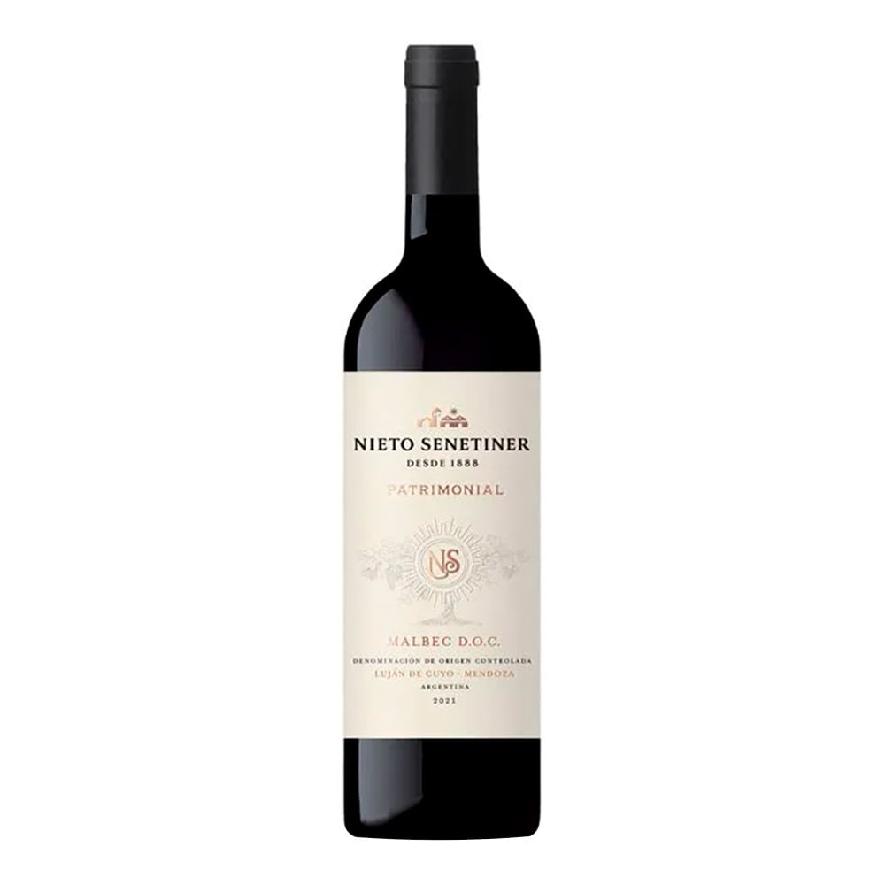 Vino Tinto Nieto Senetiner Patrimonial Malbec Doc 750 Ml