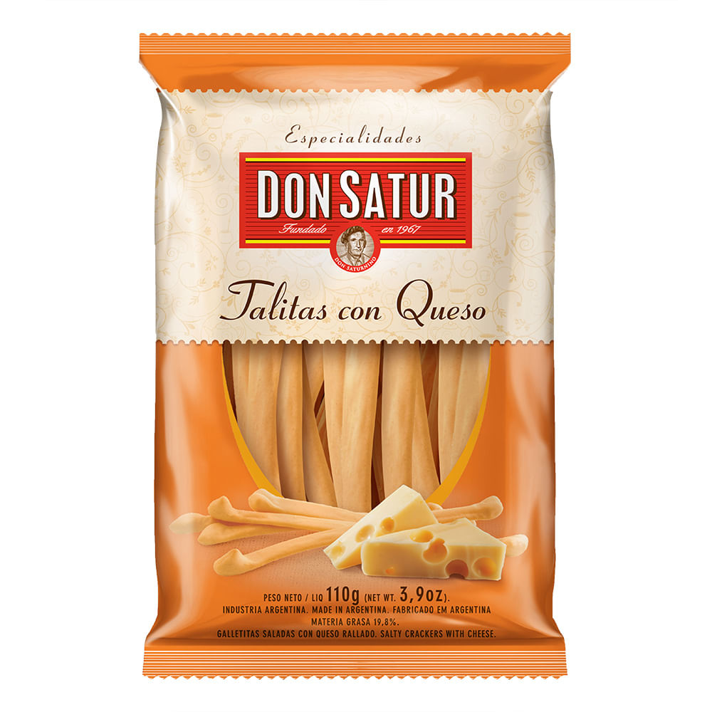 Talitas Don Satur con queso 110 gr.