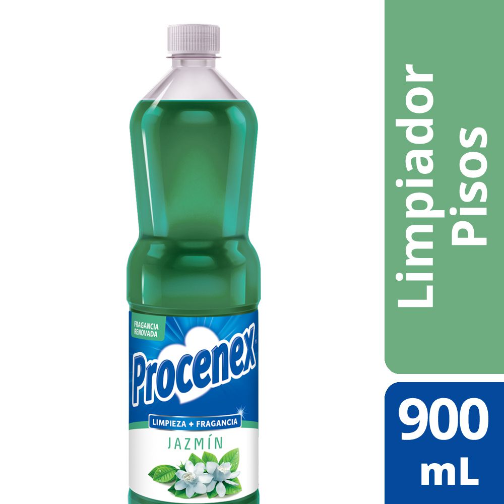 Limpiador Líquido Pisos Procenex 2 En 1 Jazmín 900 Ml