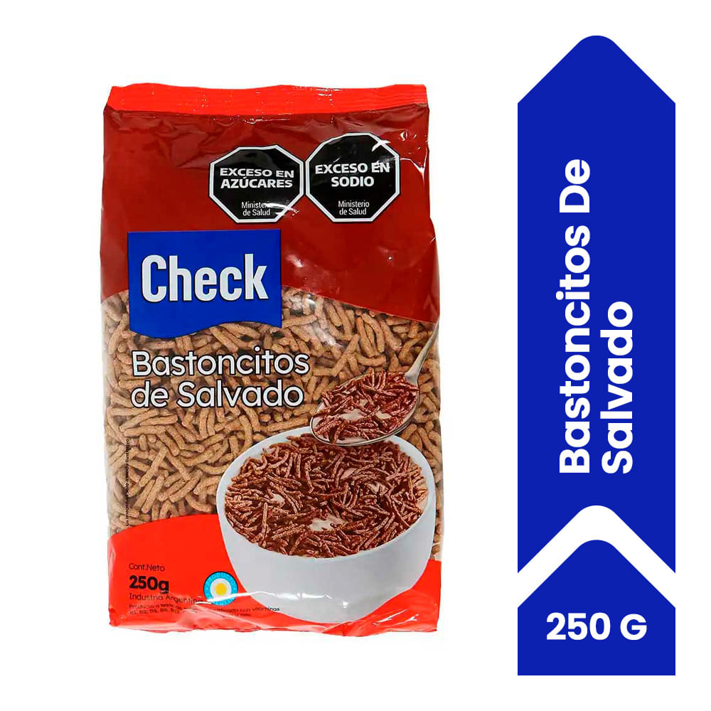 Cereal Check Bastoncitos Integrales De Salvado 250 G