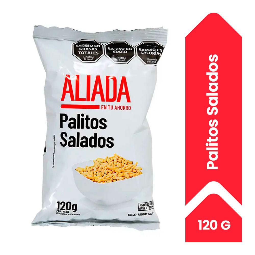 Palitos Aliada Salados 120 G