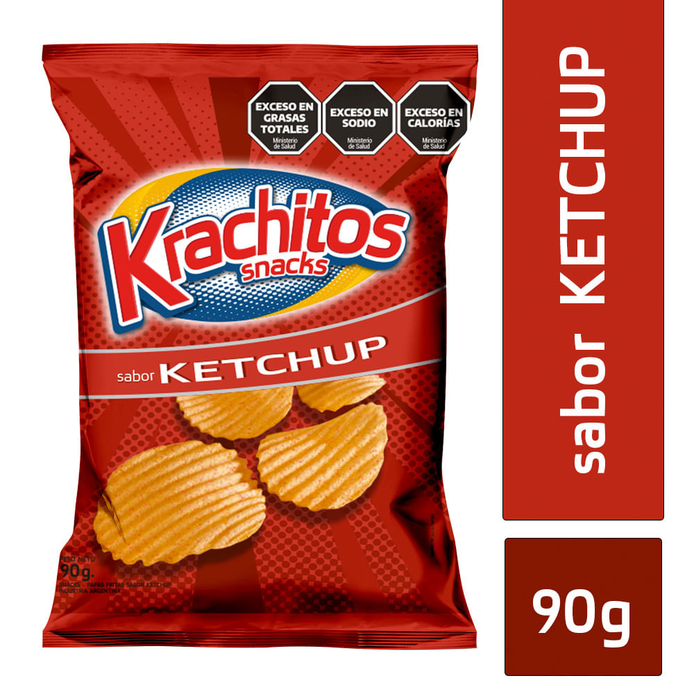 Papas Fritas Ketchup Krachitos 90 Gr