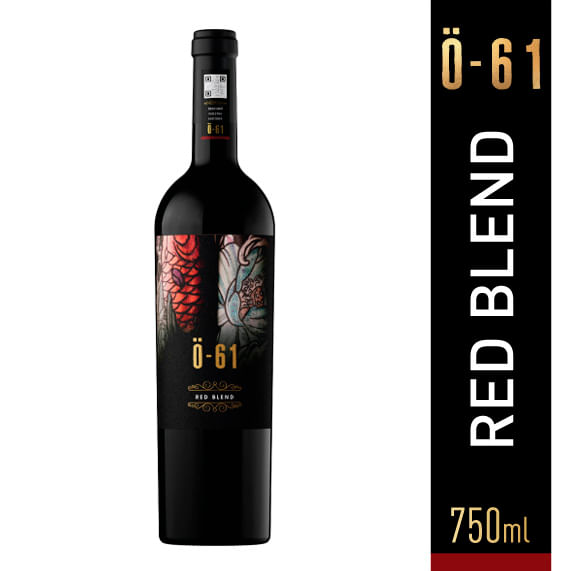 Vino Tinto O-61 Red Blend 750 Ml