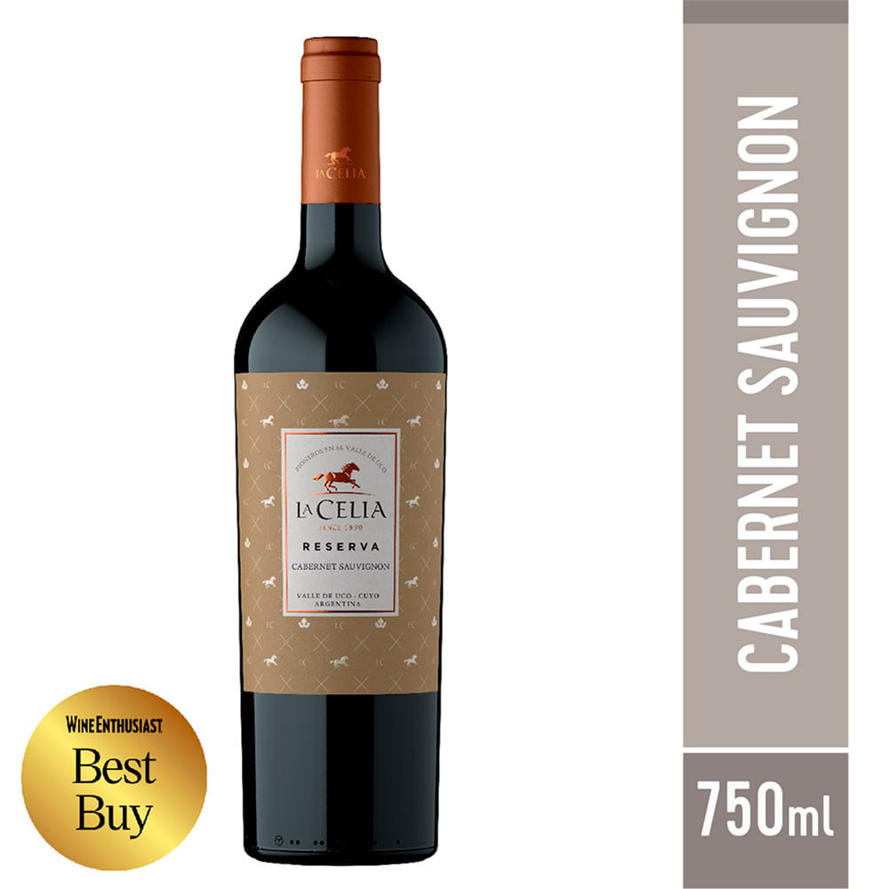 Vino Tinto La Celia Reserva Cabernet Sauvignon 750 Ml