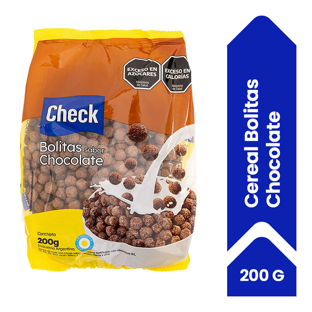 Cereal Bolitas Check Chocolate 200 G