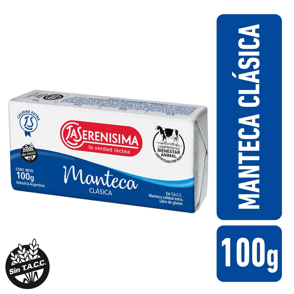 Manteca La Serenisima Clásica 100 G