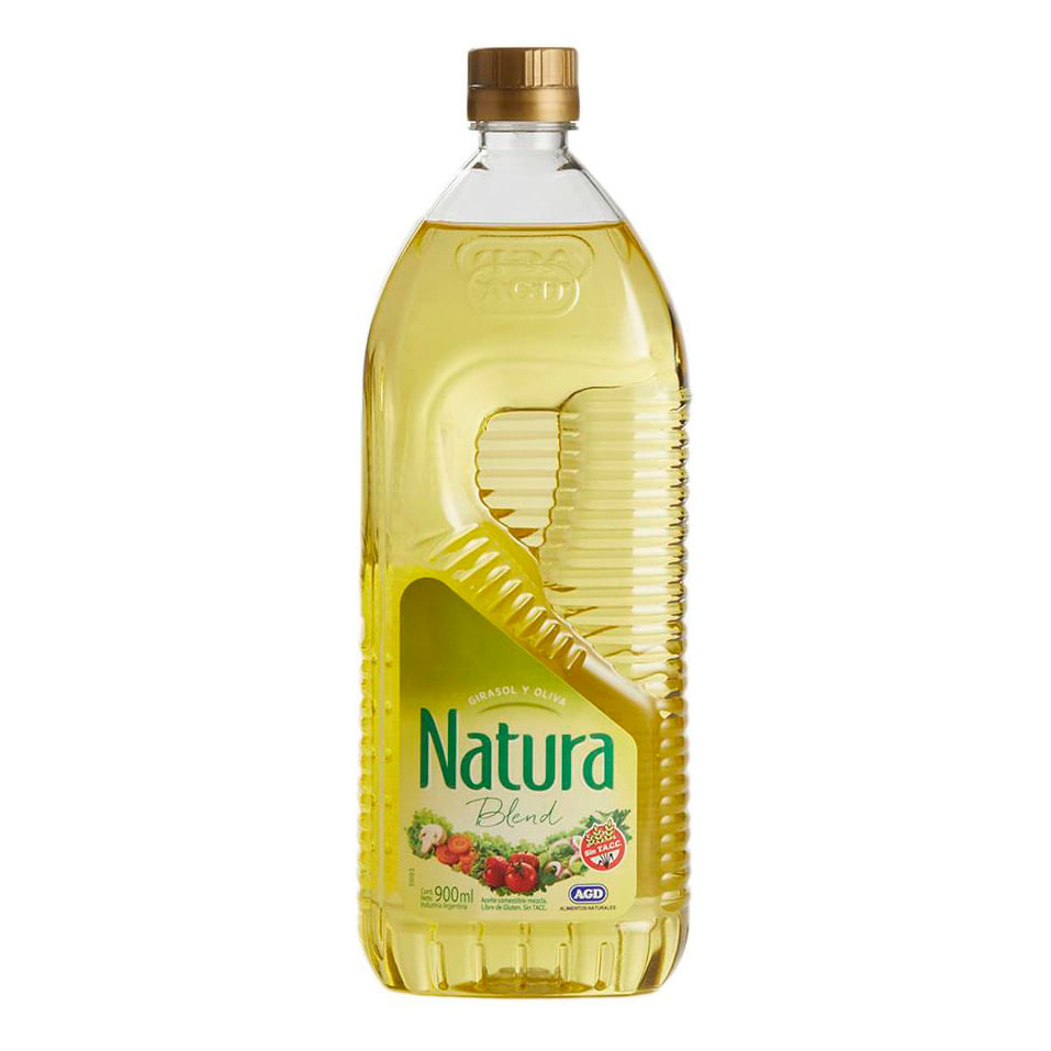Aceite Mezcla Girasol Y Oliva Natura 900ml