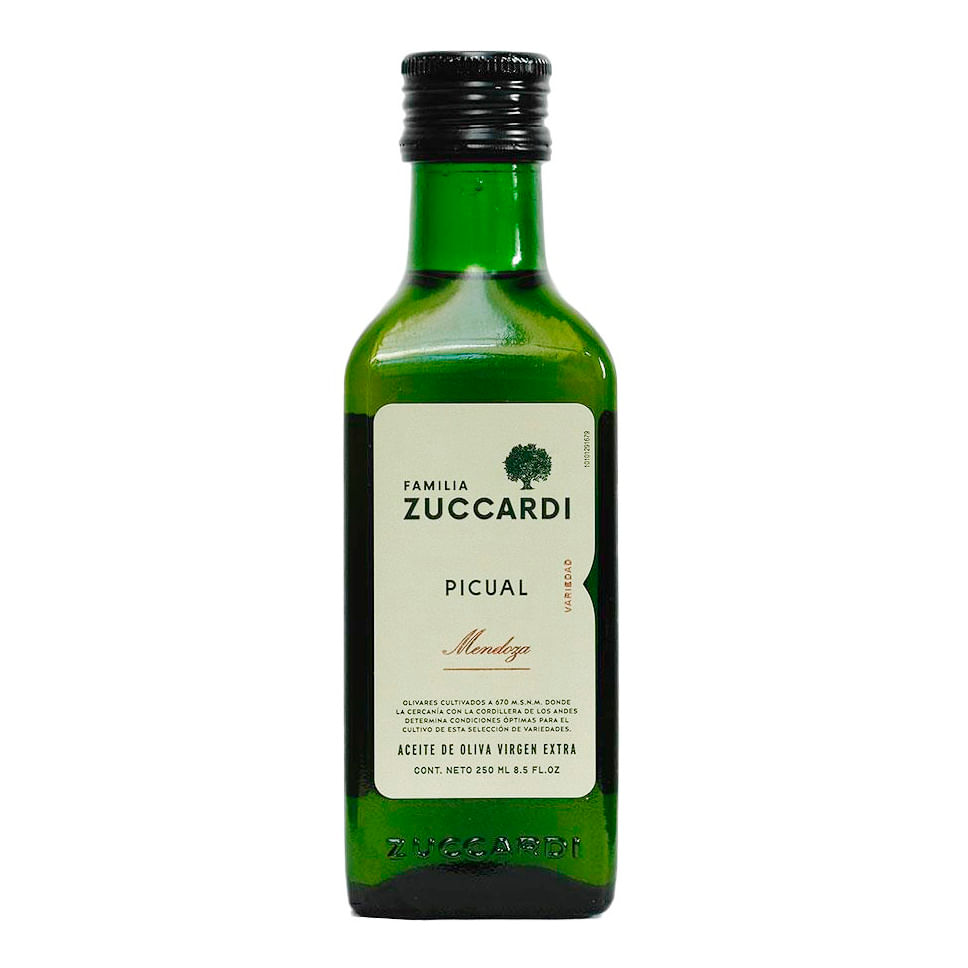 Aceite Oliva Virgen Extra Picual Zuccardi 250ml
