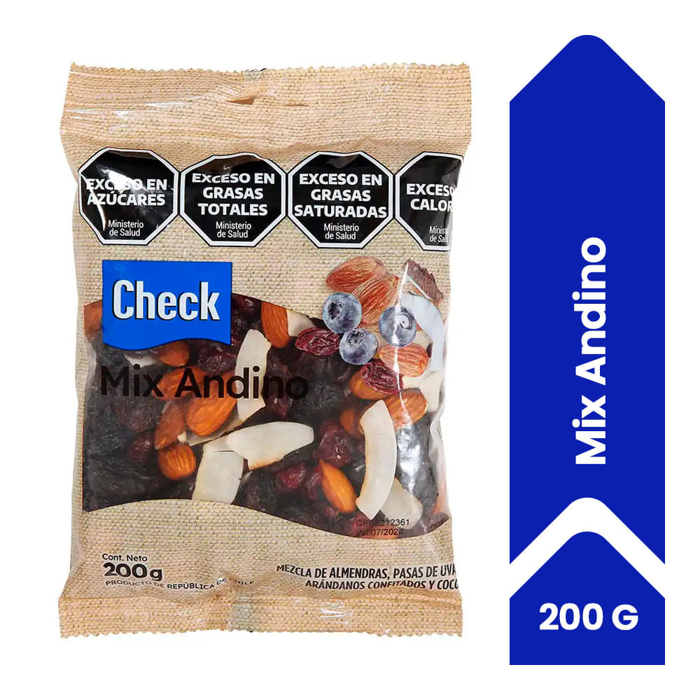 Frutos Secos Check Mix Andino 200 G