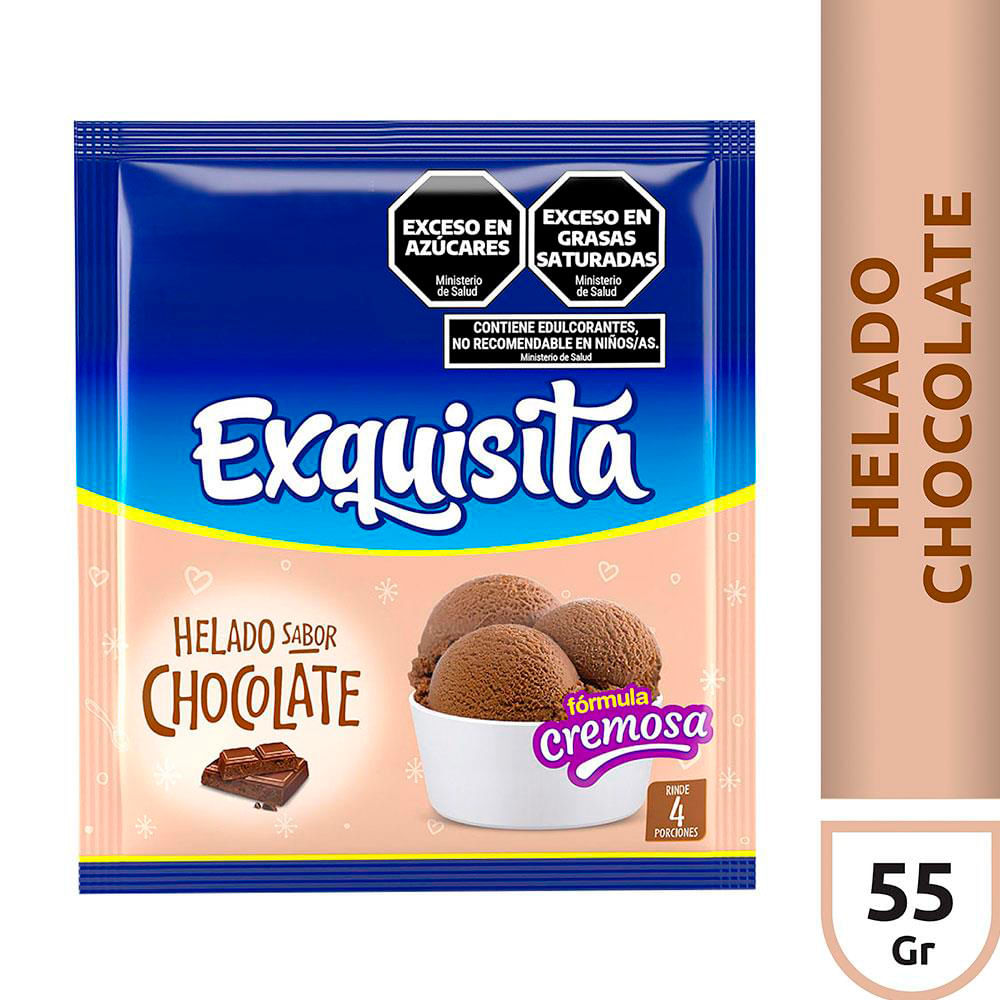 Postre Helado Exquisita Chocolate 55gr