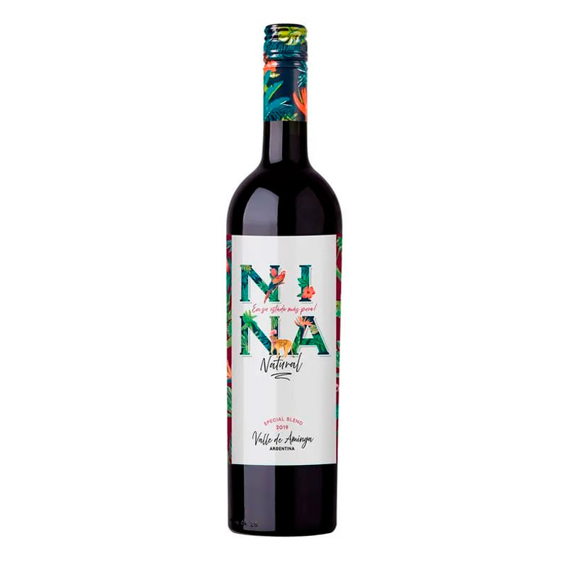 Vino Tinto Nina Natural Special Blend 750 Ml