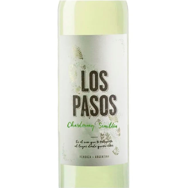 Vino Blanco Los Pasos Chardonnay 750 Ml