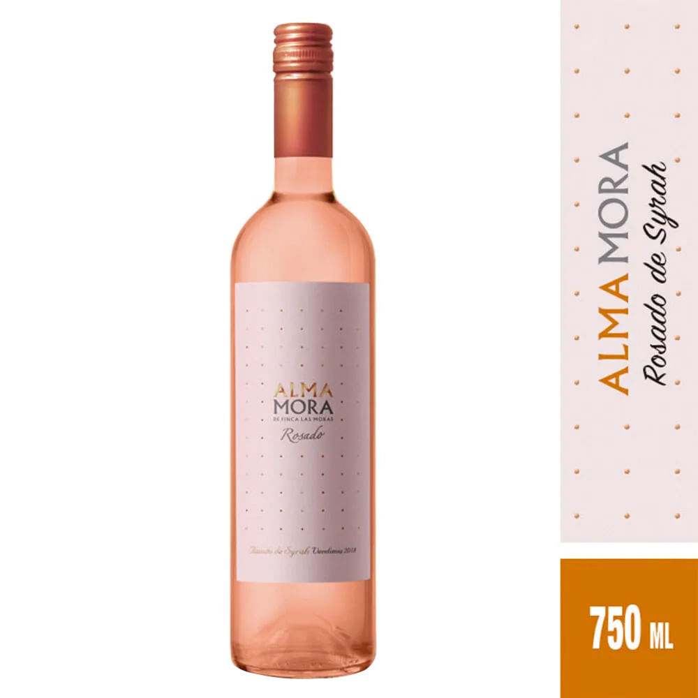 Vino Rosado Alma Mora Syrah 750 Ml