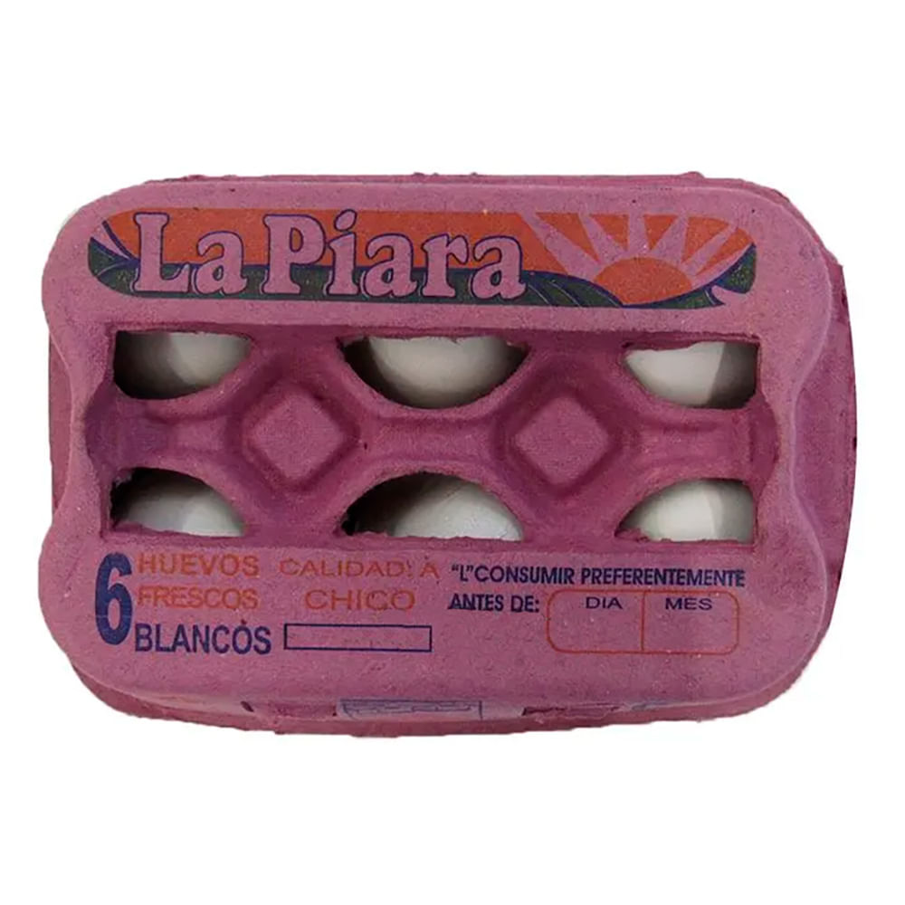 Huevos Blancos La Piara 6 U