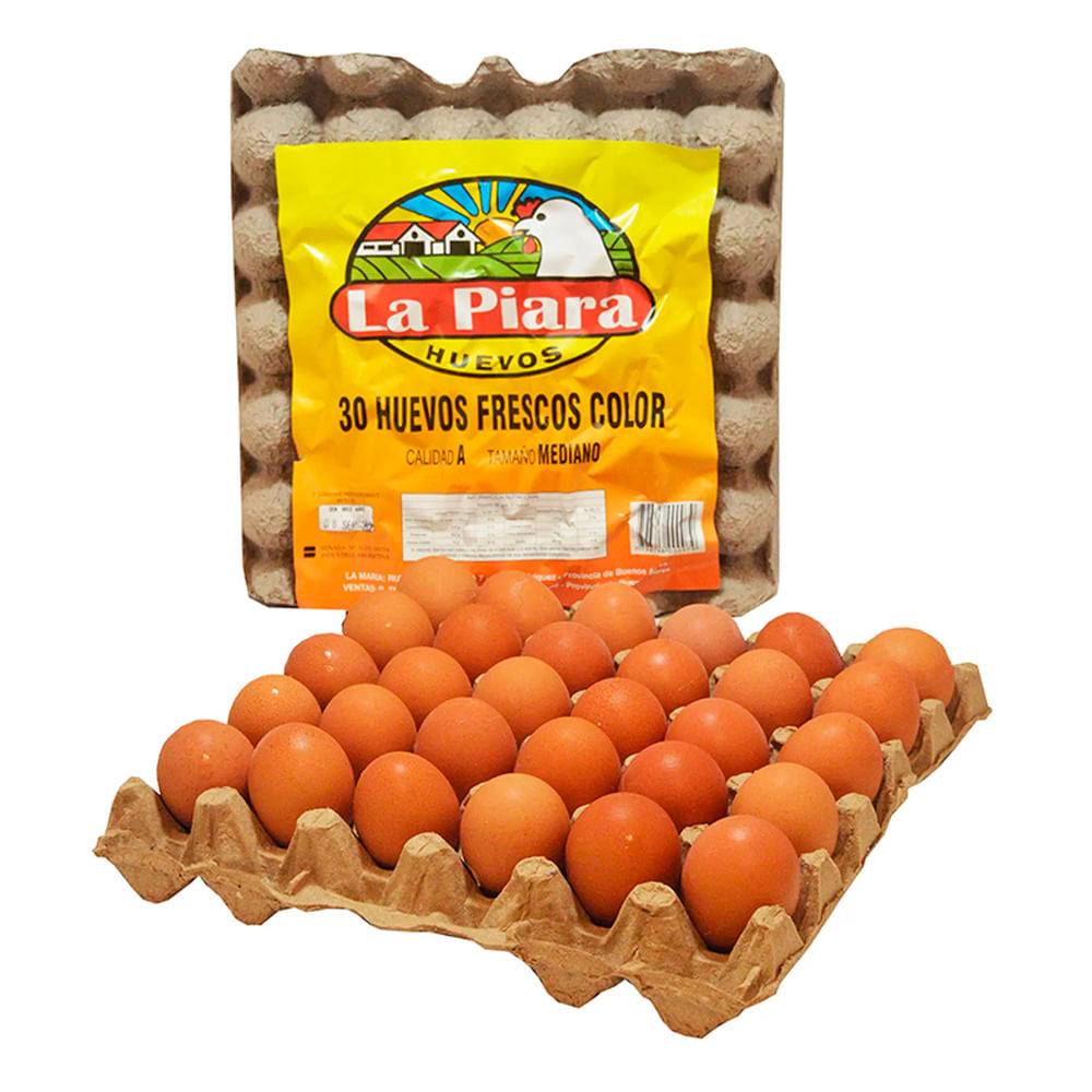 Huevos De Color La Piara 30 U