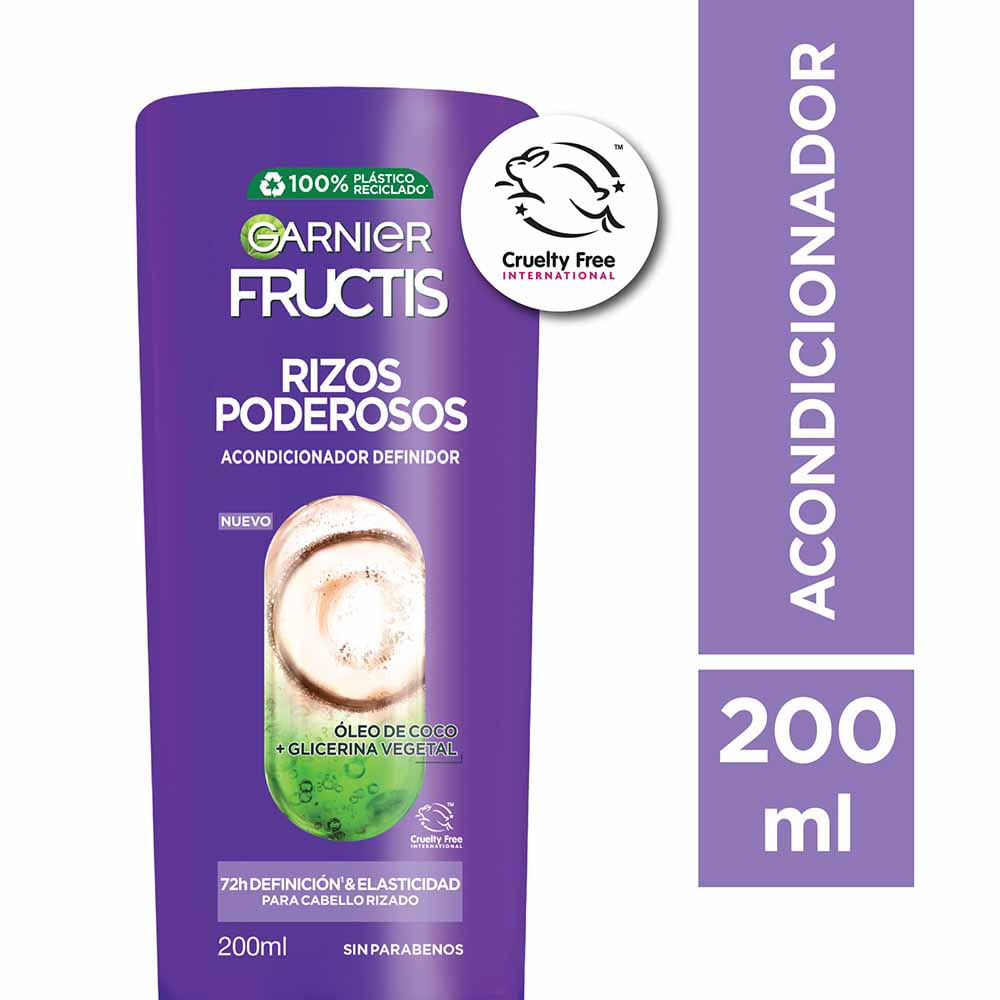 Acondicionador Fructis Rizos Poderosos 200ml