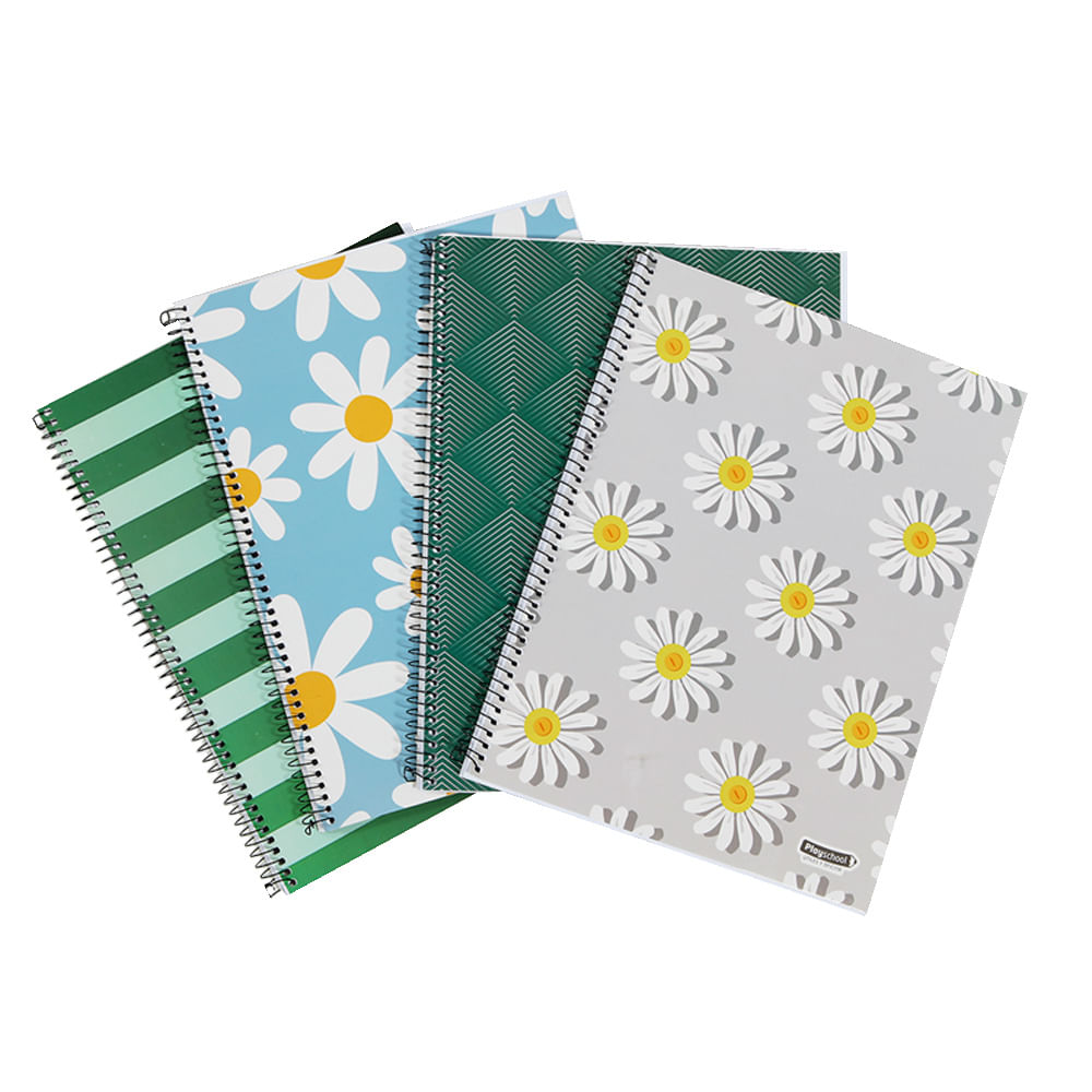 Cuaderno Universitario A4 Playschool Rayado 80 Hojas Surtido