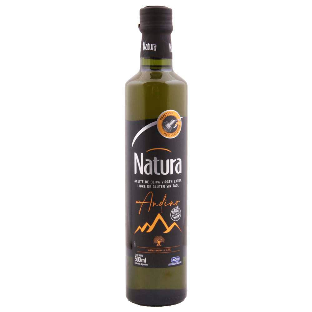 Aceite De Oliva Natura Virgen Extra Andino 500 Ml