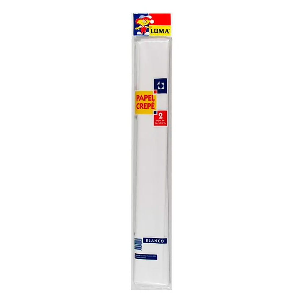 Papel Crepe Blanco Luma 2 Hj