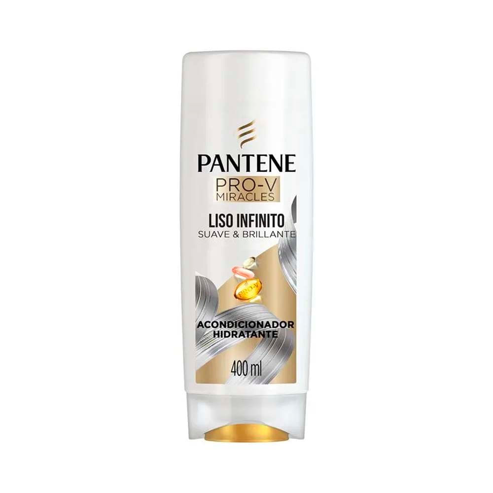 Acondicionador Pantene liso infinito Pro-V milagros 400 ml.