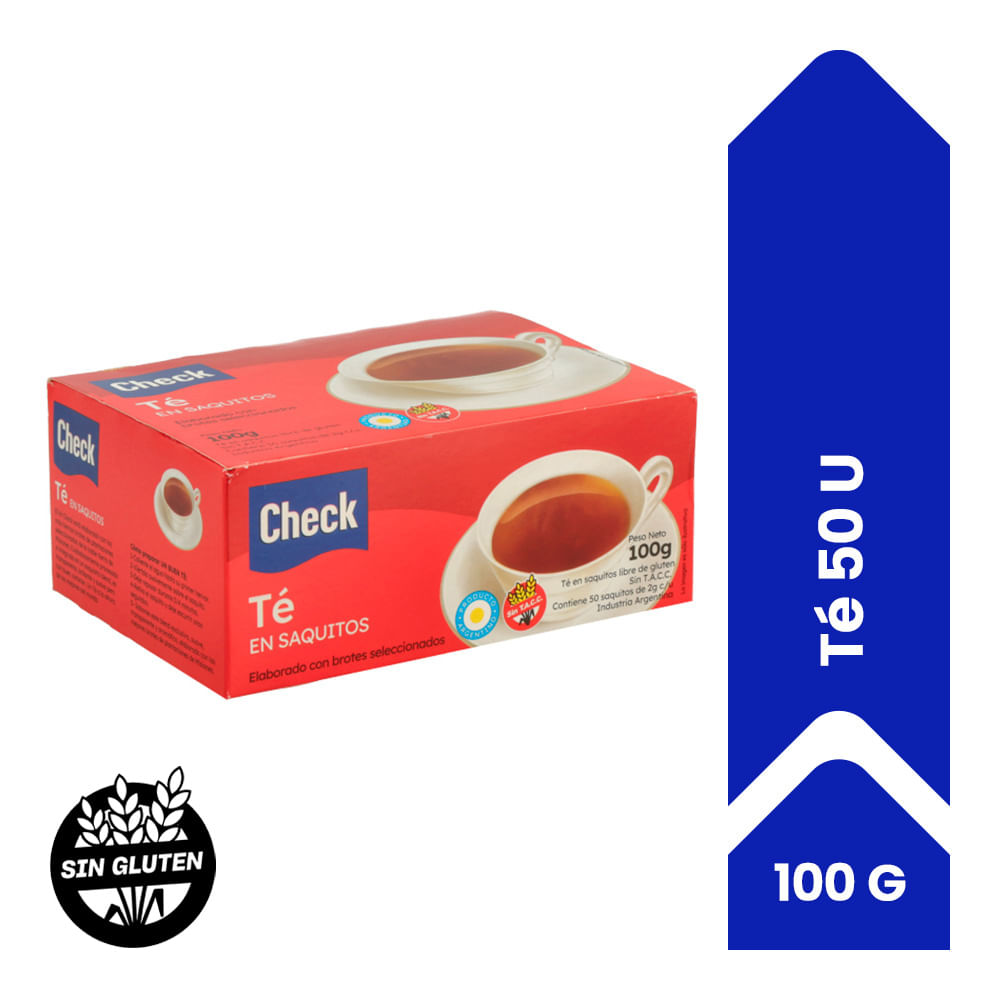 Té En Saquitos Check 100 G 50 U