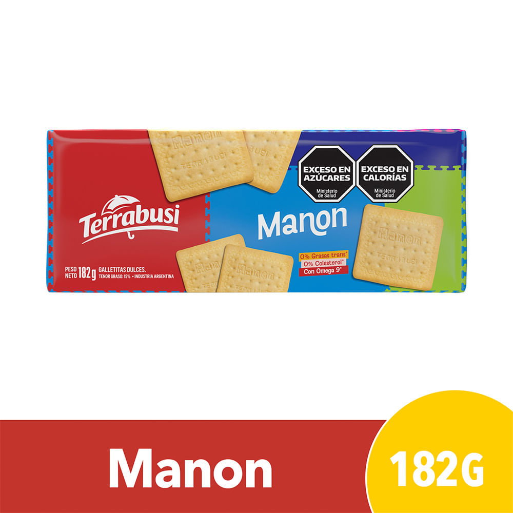 Galletitas Dulces Manon 182 Gr