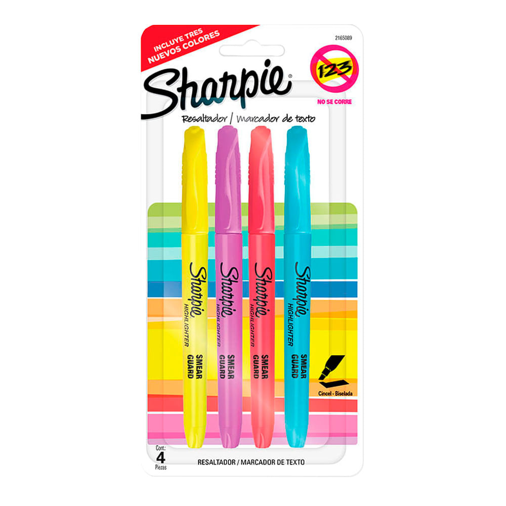 Resaltador Pocket Fluo Surtido Sharpie