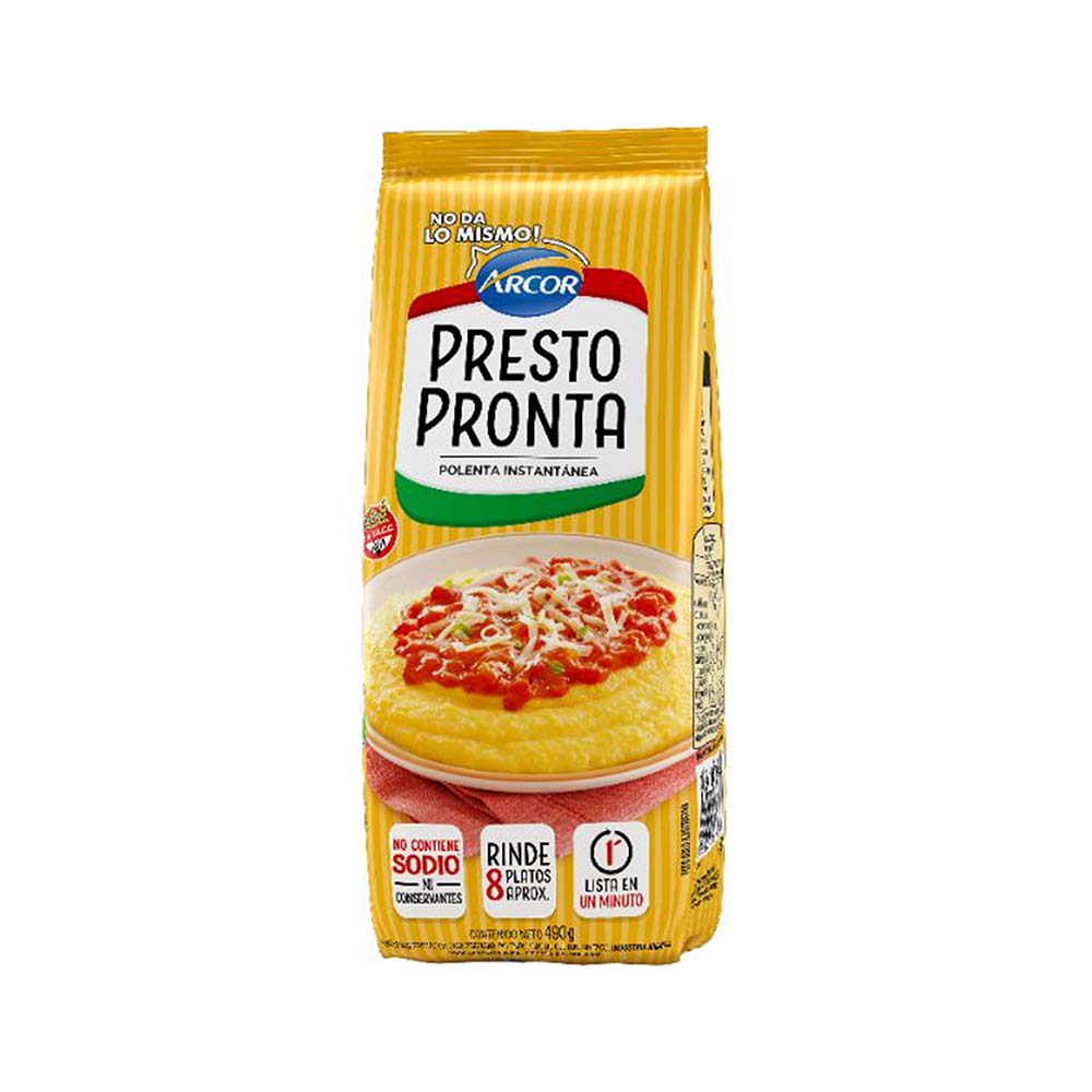 Polenta Instantánea Prestopronta 490 G