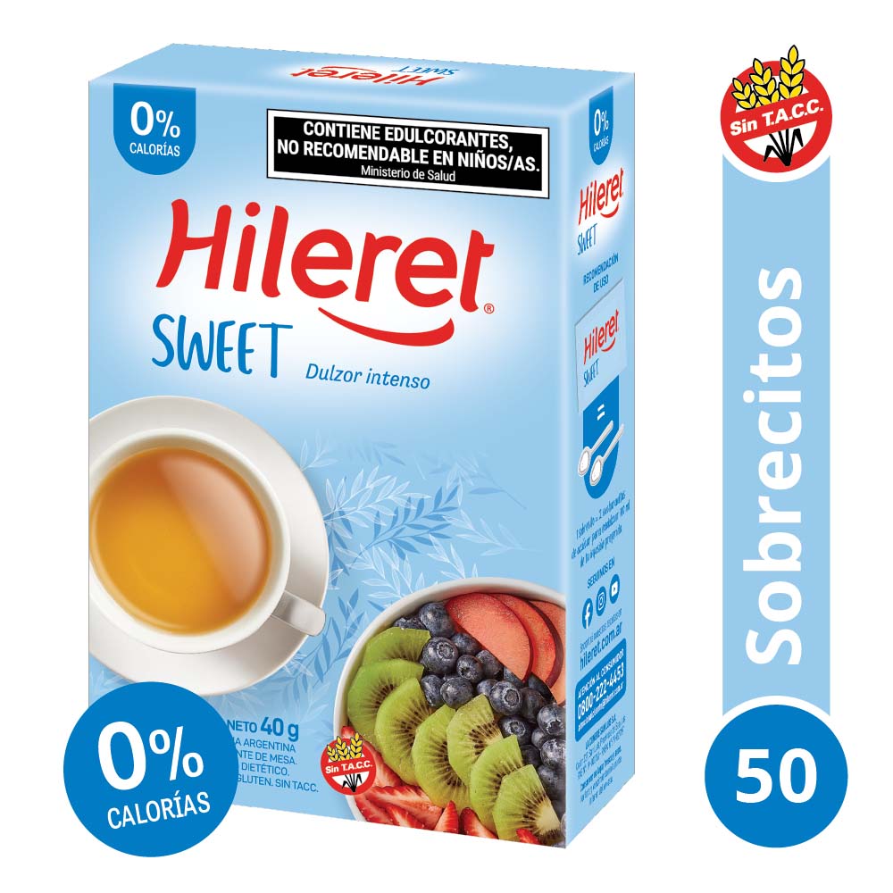 Endulzante Hileret Sweet 50 Sobrecitos