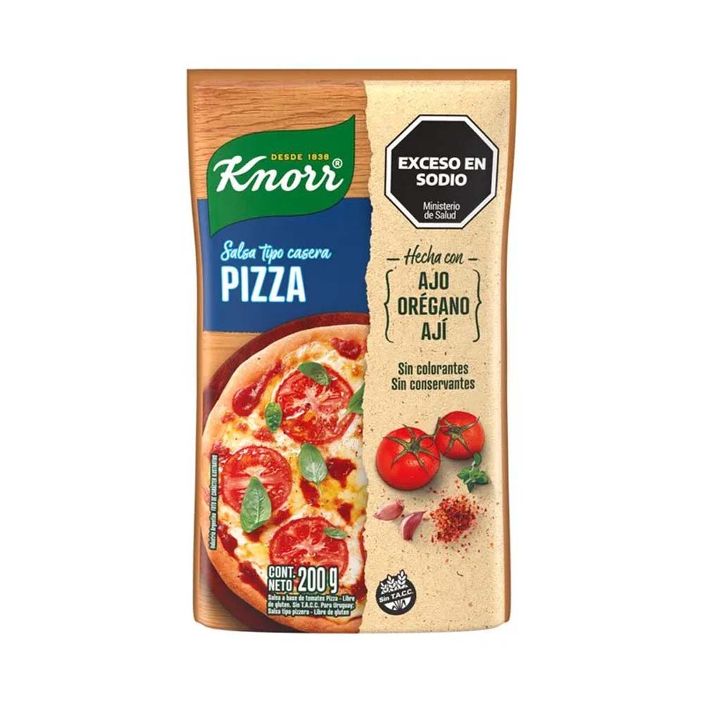 Salsa Knor Tipo Casera Pizza 200 G