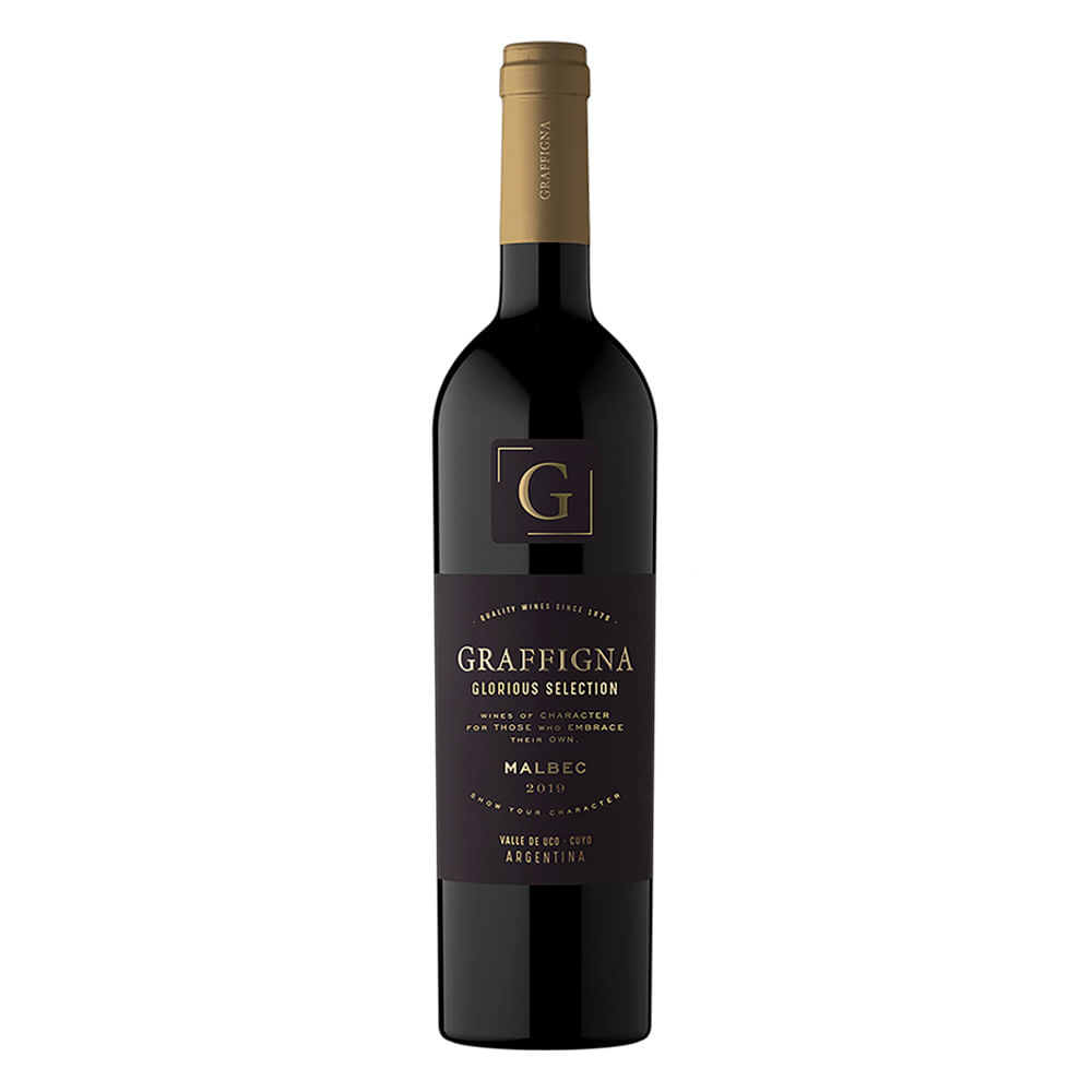 Vino Tinto Graffigna Glorious Malbec 750 Cc
