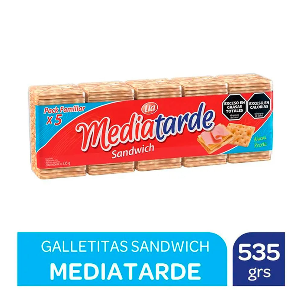 Galletitas Media Tarde 535 G 5 U