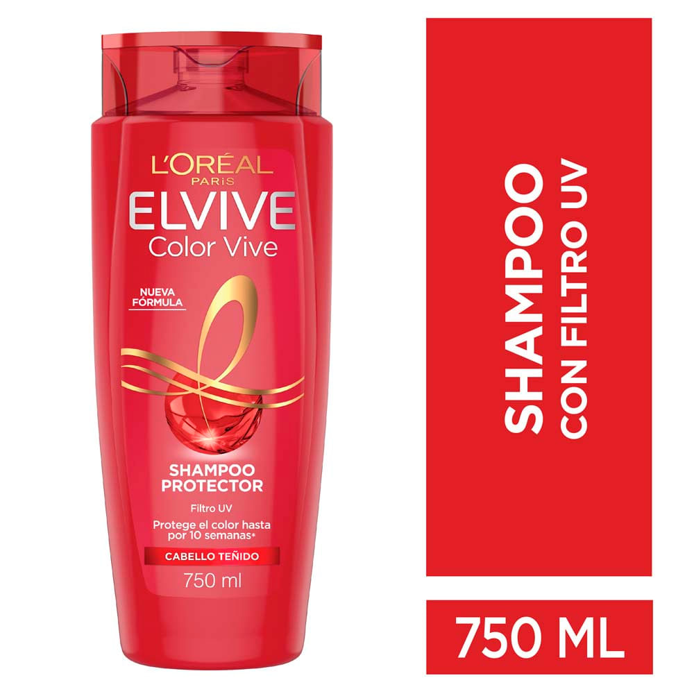 Shampoo Elvive protector color vive 750 cc.