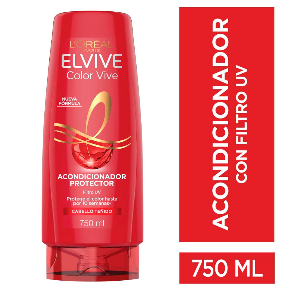 Acondicionador Elvive protec color vive 750 cc.