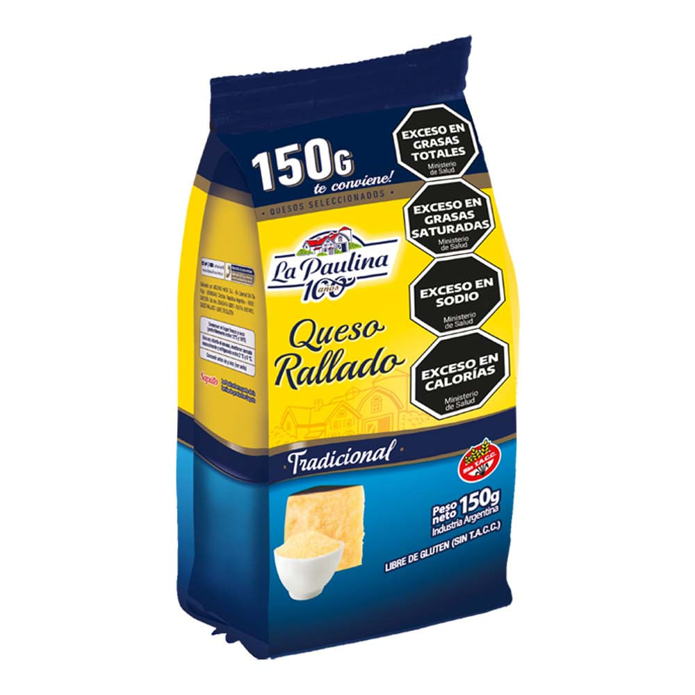 Queso Rallado La Paulina 150 G