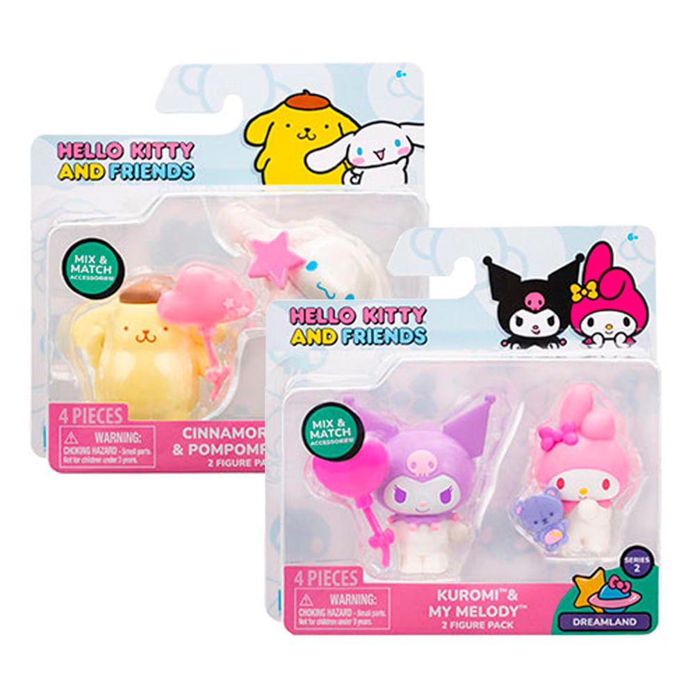 Personaje hello kitty pack x 2 (Modelos Surtidos)