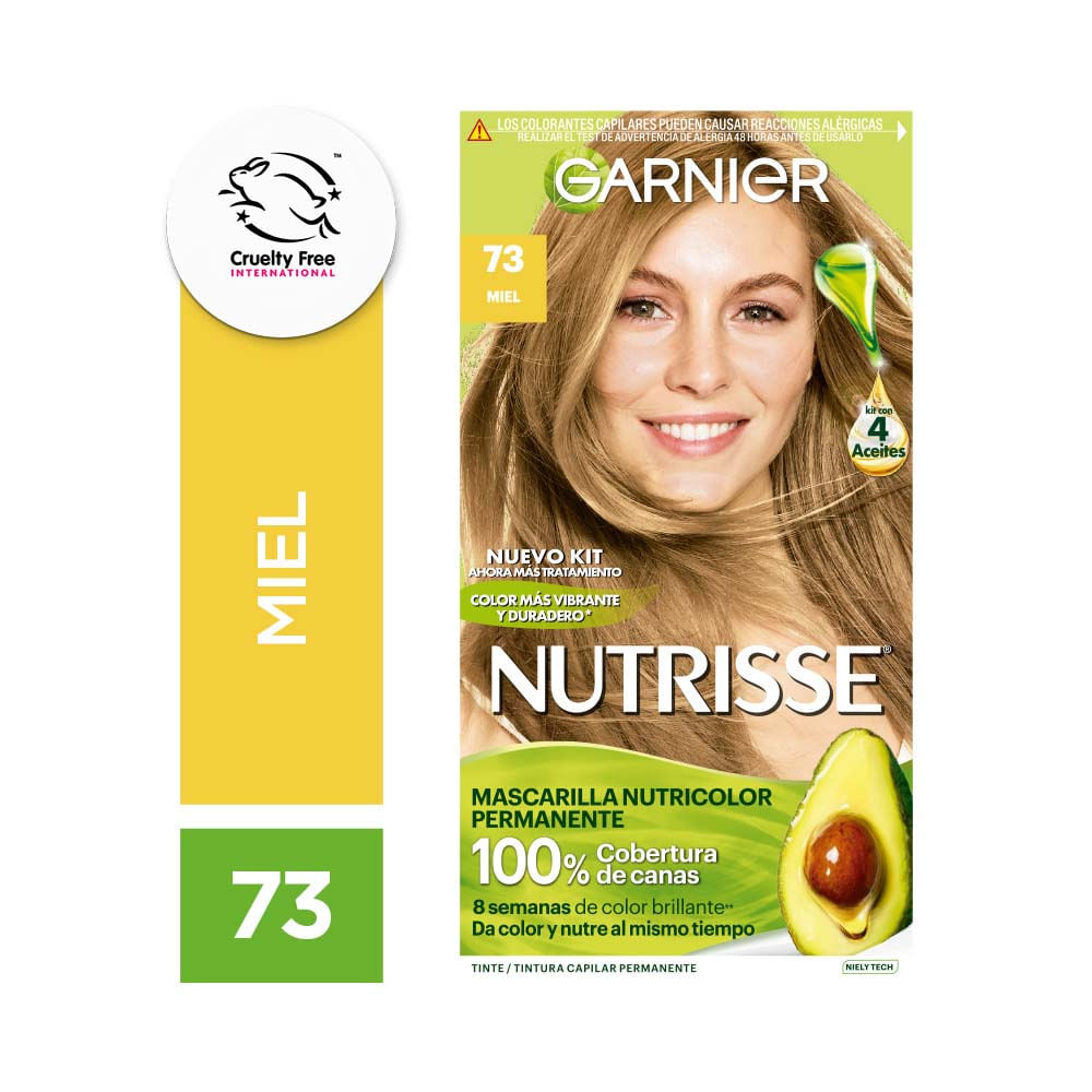 Kit Tintura Nutrisse Clasico Tono 73 Miel
