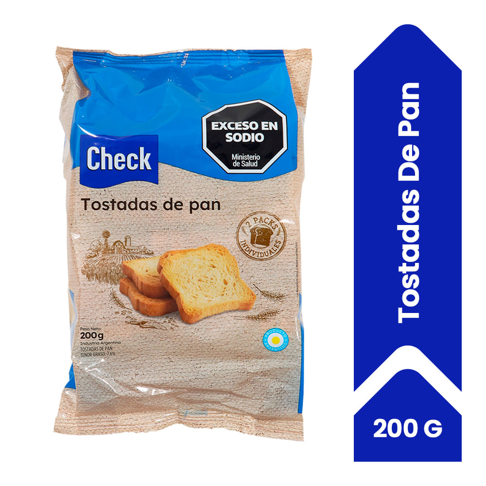 Tostadas De Pan Check 200 G