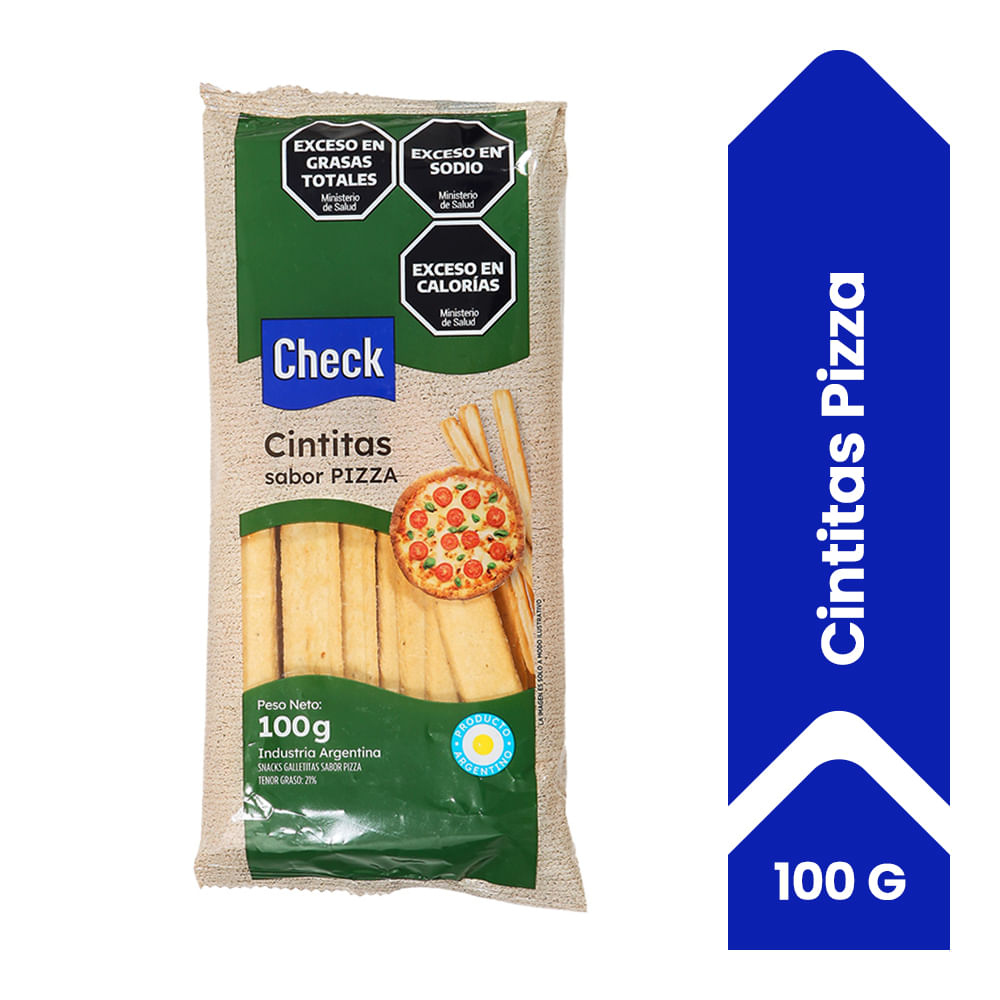 Cintitas Check Sabor Pizza 100 G