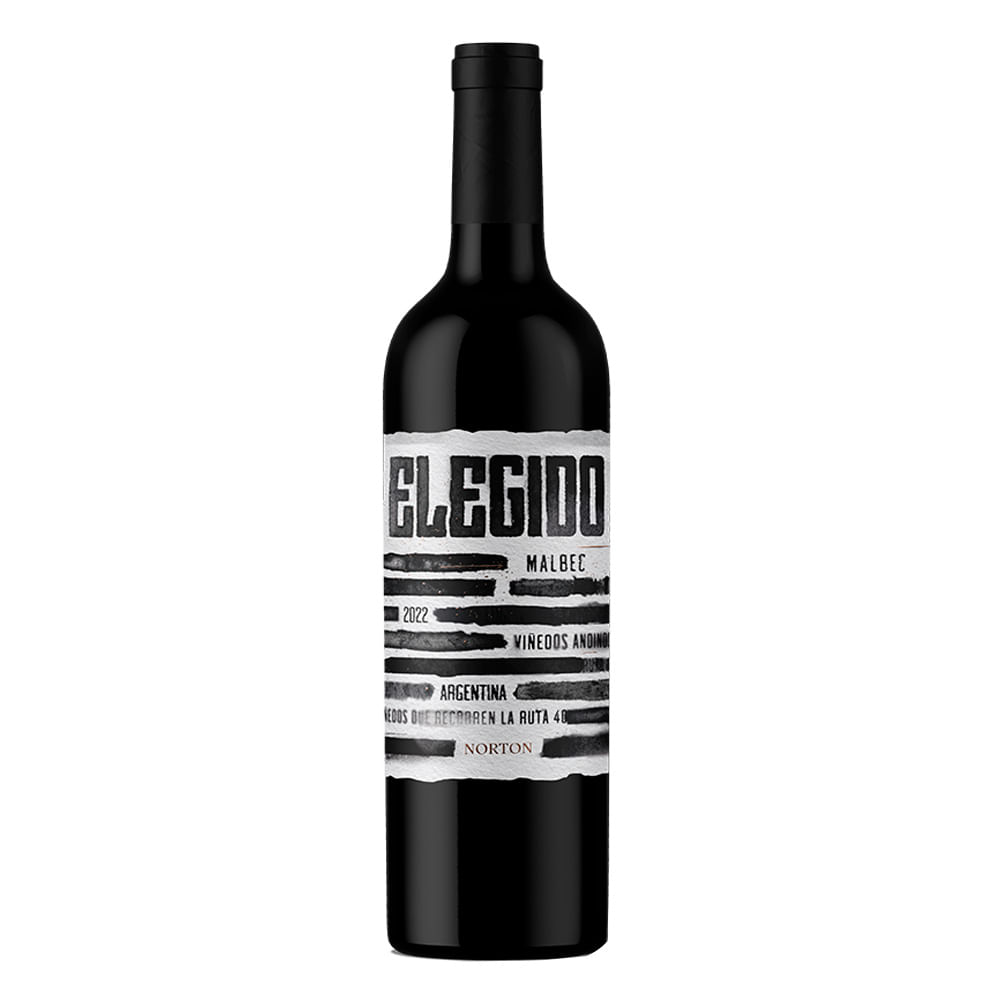 Vino Tinto Malbec Elegido 750 Ml