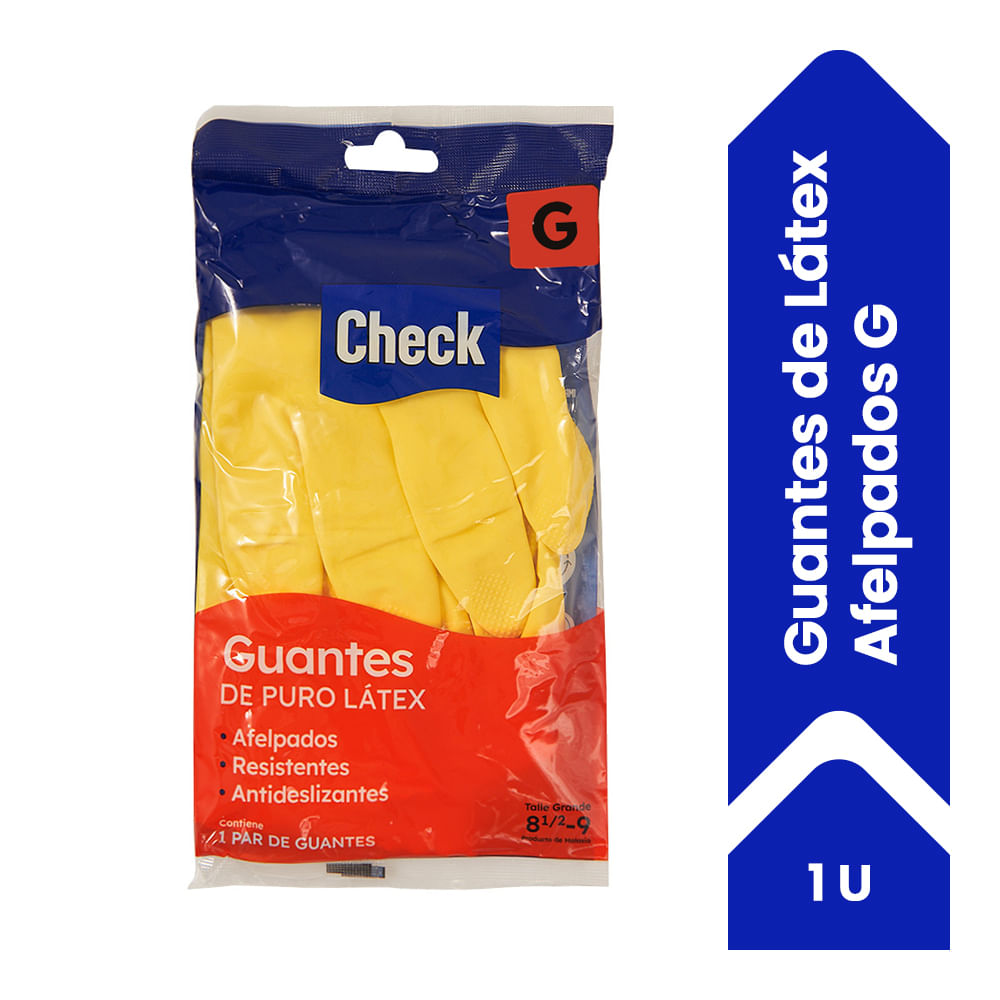 Guante De Látex Check Afelpados G