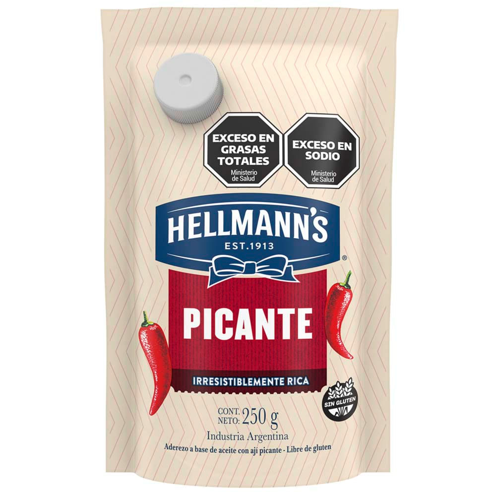 Mayones Picante Hellmann's 250 gr